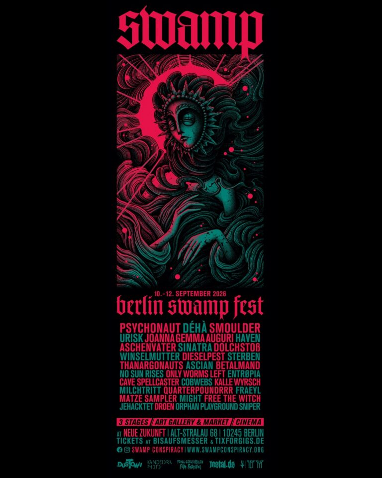 Line-Up Berlin Swamp Fest 2026, 10-12 Sept.